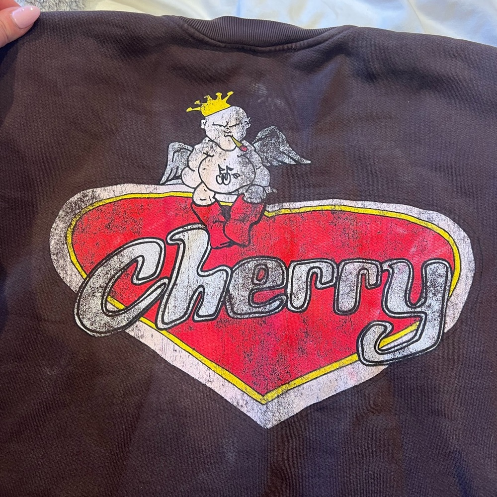 Cherry LA Brown Sweatshirt